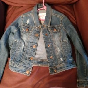 Justice little girls denim jacket